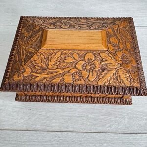 Reuge Wooden Trinket Music Box - Made in Switzerland